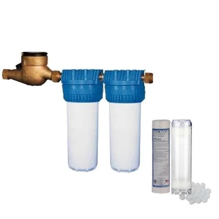 אבניתון כפול לסינון מים והפחתת אבנית